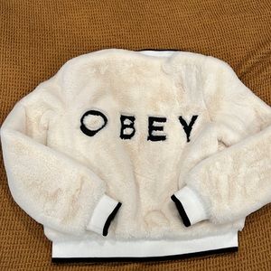Faux Fur OBEY Bomber